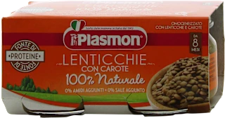 Omogeneizzato lenticchie con carote, 160 g