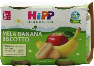 Omogeneizzato mela banana biscotto, 250 g