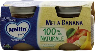 Omogeneizzato mela e banana, 200 g