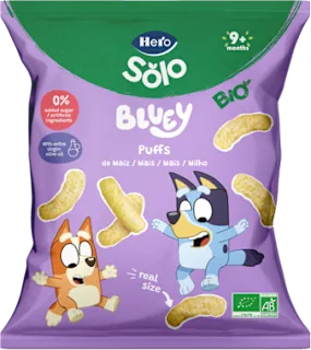 Paff di mais Bluey con olio EVO, 38 g
