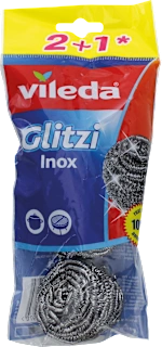 Pagliette in acciaio Glitzi Inox, 3 pz