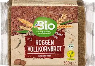 Pane di segale BIO integrale, 500 g