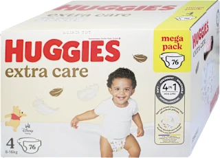 Pannolini a mutandina extra care mega pack taglia 4 (8-16 kg), 76 pz