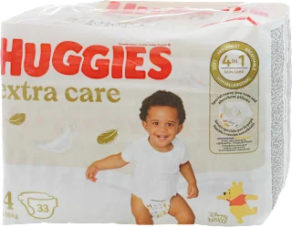 Pannolini Extra Care taglia 4 (8-16 kg), 33 pz