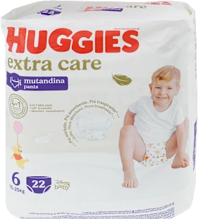 Pannolini mutandina Extra Care taglia 6 (15-25 kg), 22 pz