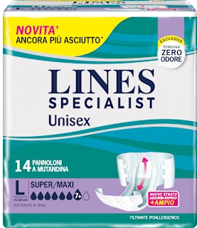 Pannoloni a mutandina super/maxi taglia L, 14 pz