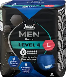 Pants da uomo per incontinenza Level 4 - taglia L, 8 pz