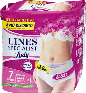 Pants Lady discreet ipoallergenici taglia L, 7 pz