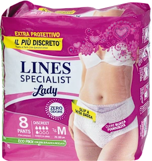 Pants Lady discreet ipoallergenici taglia M, 8 pz