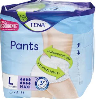 Pants maxi per incontinenza taglia L, 8 pz