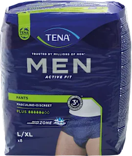 Pants MEN ACTIVE FIT Plus taglia L/XL, 8 pz