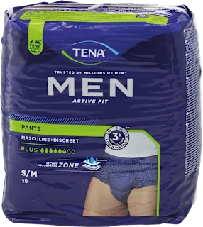 Pants MEN ACTIVE FIT Plus taglia S/M, 9 pz