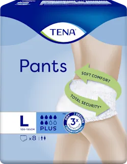 Pants plus per incontinenza taglia L, 8 pz