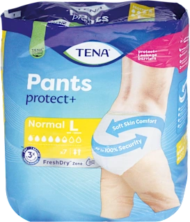 Pants protect+ Normal unisex per incontinenza taglia L, 7 pz