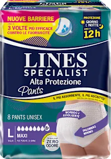 Pants unisex Alta Protezione maxi taglia L, 8 pz