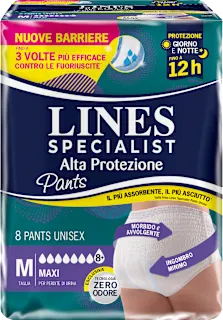 Pants unisex Alta Protezione maxi taglia M, 8 pz