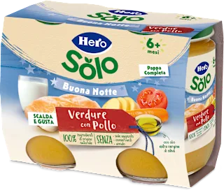 Pappa completa Buona Notte verdure e pollo, 380 g