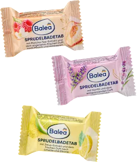 Pastiglia effervescente da bagno profumata, assort., 18 g
