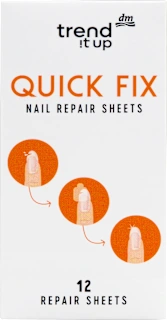 Patch adesivi per riparazione unghie QUICK FIX, 12 pz
