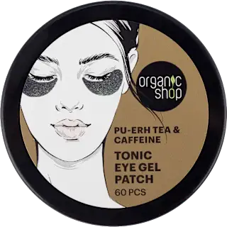 Patch occhi in gel energizzanti té Pu Erh e caffeina, 60 pz