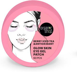 Patch occhi in gel Glow Skin con tè ai frutti di bosco, 60 pz