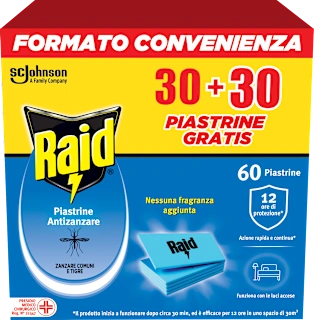 Piastrine antizanzare bipacco, 60 pz