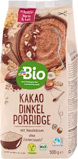 Porridge di farro al cioccolato con nocciole Bio, 500 g