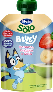 Pouch Bluey banana, fragola e mela, 100 g