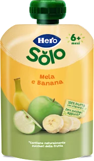 Pouch mela banana, 100 g