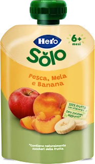 Pouch mela pesca banana, 100 g