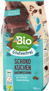 Preparato bio per torta al cioccolato senza glutine, 380 g