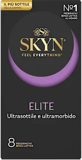 Preservativi Elite ultrasottile e ultramorbido, 8 pz