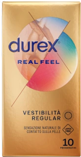 Preservativi Real Feel vestibilità regular, 10 pz