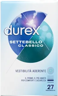 Preservativi settebello classico, 27 pz