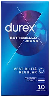 Preservativi settebello jeans, 10 pz