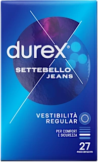 Preservativi settebello jeans, 27 pz