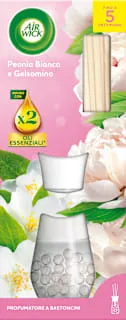 Profumatore a bastoncini gelsomino, 25 ml