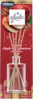 Profumatore per ambienti Twinkling Apple and Cinnamon con bastoncini