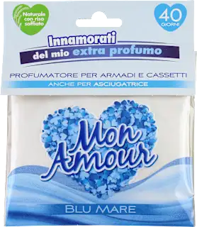 Profumatore per armadi, cassetti e asciugatrice blu mare, 12 g