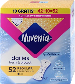 Proteggi slip dailies fresh & protect regular ripiegati, 52 pz