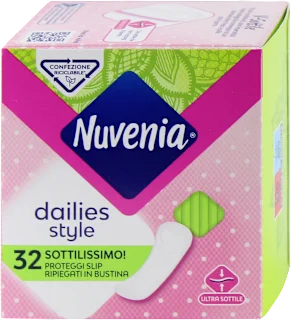 Proteggi slip dailies style sottilissimo! ripiegati, 32 pz