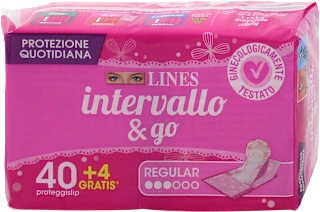 Proteggislip intervallo & go Regular ripiegati, 44 pz