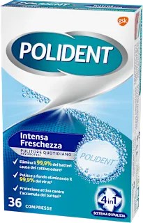 Pulitore protesi dentale Intensa Freschezza, 36 pz