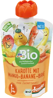 Purea Bio di carota, mango e pera, 100 g