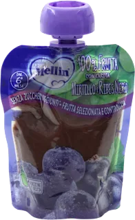 Purea di 100% frutta con carota, mirtillo e ribes nero, 90 g