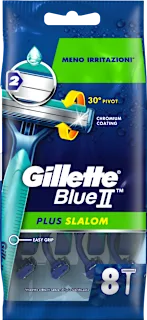 Rasoi usa e getta Blue II Plus Slalom, 8 pz
