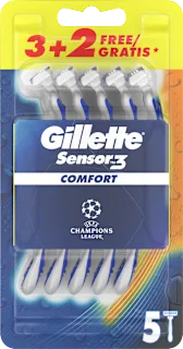 Rasoi usa e getta Sensor3 Comfort, 5 pz