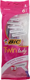 Rasoio a 2 lame Twin lady, 6 pz