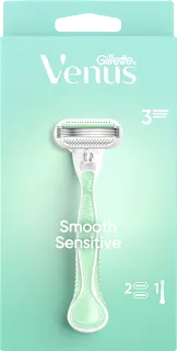 Rasoio da donna Venus Smooth Sensitive + 2 lamette, 1 pz