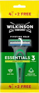 Rasoio usa e getta Extra Essential 3 Sensitive, 6 pz